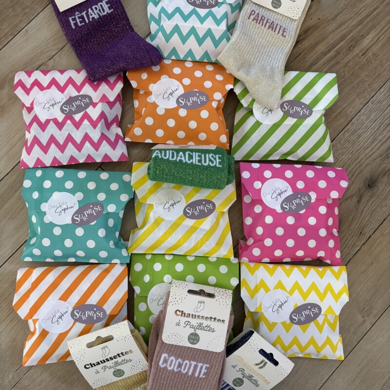 CHAUSSETTES A PAILLETTES