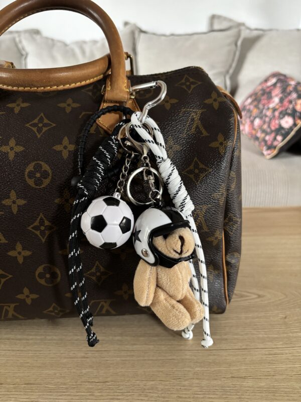 GRIGRI DE SAC - OURSON CASQUE NOIR – Image 4