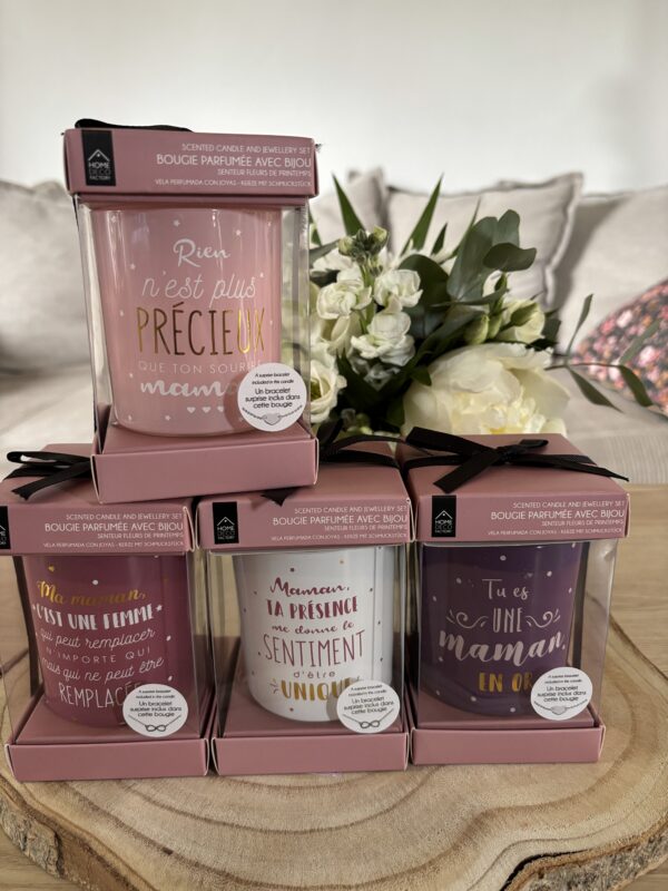 BOUGIE BIJOUX MAMAN