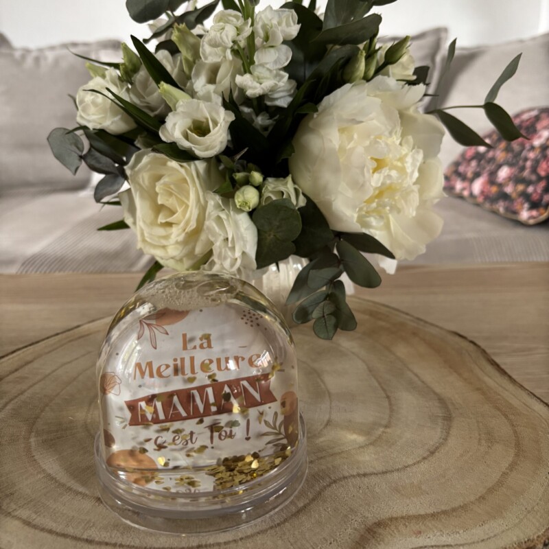 BOULE A PAILLETTES - LA MEILLEURE MAMAN C'EST TOI !