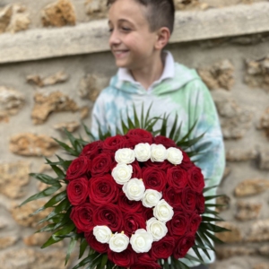 BOUQUET PERSONNALISE AVEC UNE LETTRE