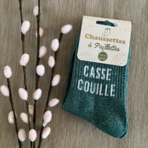Chaussettes paillettes casse couille