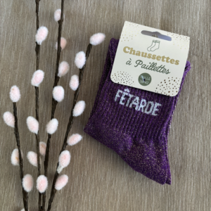 Chaussettes paillettes fetarde