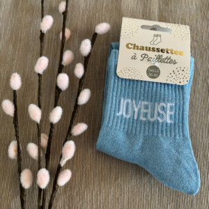 Chaussettes paillettes joyeuse