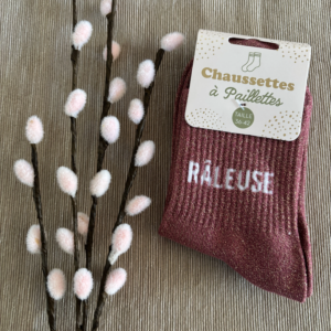 Chaussettes paillettes râleuse