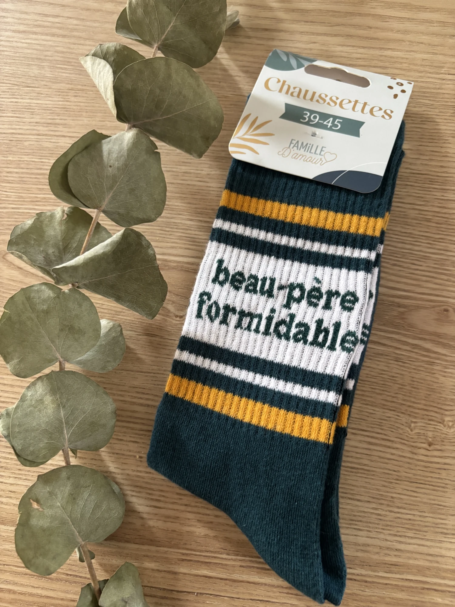 BEAU PERE FORMIDABLE (sportif) – CHAUSSETTE CLASSIQUE