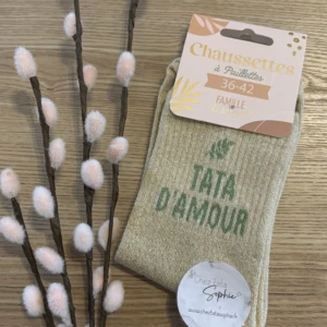 TATA D'AMOUR CHAUSSETTES A PAILLETTES