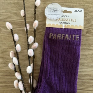CHAUSSETTE ECRITURE PAILLETTE CMP - PARFAITE