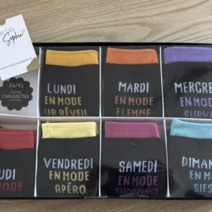 SEMAINIER CHAUSSETTES T36/41