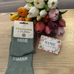 MAMIE D'AMOUR DUO CHAUSSETTES A PAILLETTES