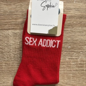 SEX ADDICT CHAUSSETTE