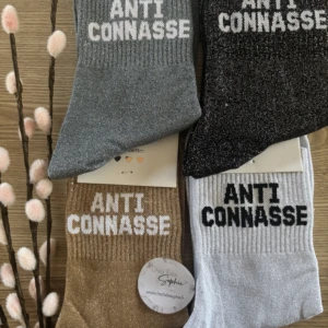 ANTI CONNASSE CHAUSSETTES A PAILLETTES