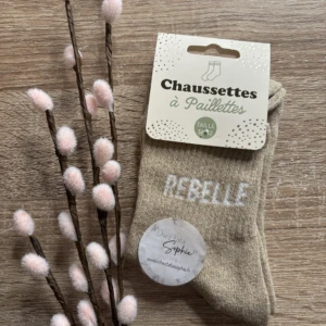 REBELLE CHAUSSETTES A PAILLETTES