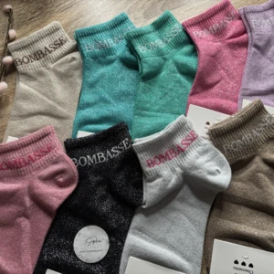 SOQUETTE A PAILLETTES BOMBASSE (9 couleurs)