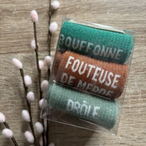 COFFRET BOUFFONNE CHAUSSETTE A PAILLETTES