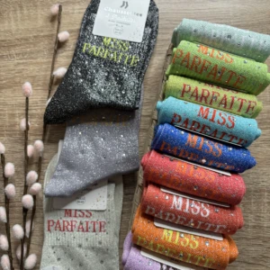 CHAUSSETTES STRASS MISS PARFAITE A PAILLETTES