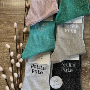 PETITE PUTE CHAUSSETTES A PAILLETTES