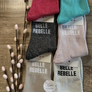 BELLE REBELLE CHAUSSETTES A PAILLETTES [6 COULEURS ]