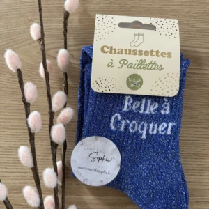 BELLE A CROQUER - CHAUSSETTE A PAILLETTES