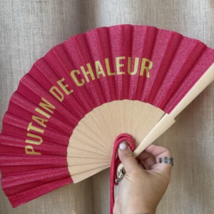 EVENTAIL ROSE - PUTAIN DE CHALEUR