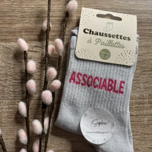 ASSOCIABLE - CHAUSSETTE A PAILLETTES