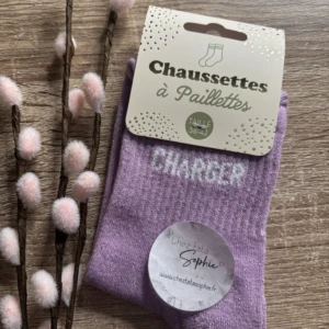 CHARGER - CHAUSSETTE A PAILLETTES