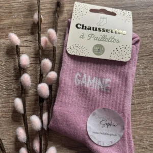 GAMINE - CHAUSSETTE A PAILLETTES