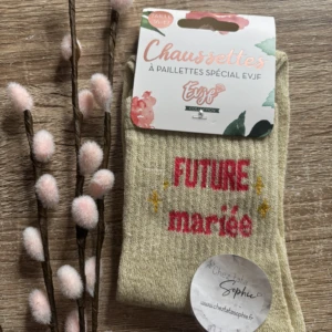 FUTURE MARIEE - CHAUSSETTE A PAILLETTES