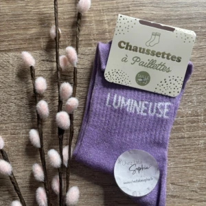 LUMINEUSE - CHAUSSETTE A PAILLETTES