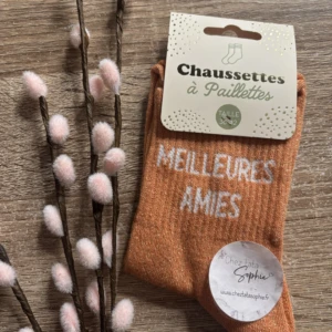 MEILLEURES AMIES - CHAUSSETTE A PAILLETTES