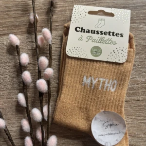 MYTHO - CHAUSSETTE A PAILLETTES