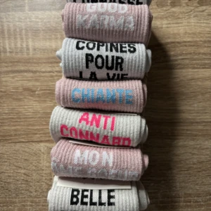 7 PAIRES POUR 30€ - ARGENT ET ROSE