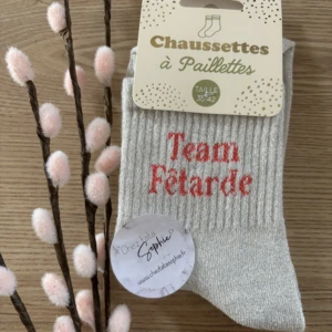 TEAM FETARDE - CHAUSSETTE A PAILLETTES