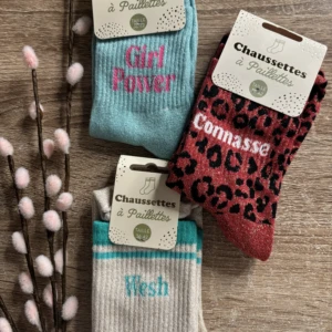 COFFRET GIRL POWER CHAUSSETTE A PAILLETTES