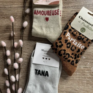 COFFRET AMOUREUSE CHAUSSETTE A PAILLETTES