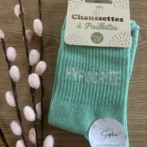 HYPOCRITIQUE - CHAUSSETTE A PAILLETTES