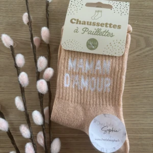MAMAN D'AMOUR STC CHAUSSETTES A PAILLETTES