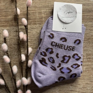 PETIT PRIX - LEOPARD CHIEUSE CHAUSSETTE A PAILLETTES