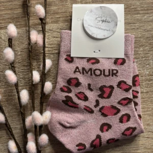 PETIT PRIX - LEOPARD AMOUR CHAUSSETTE A PAILLETTES
