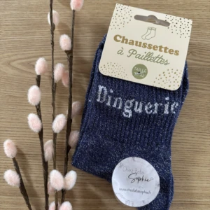 DINGUERIE - CHAUSSETTE A PAILLETTES