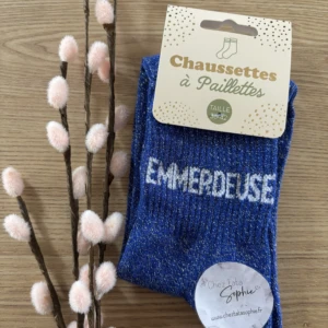 EMMERDEUSE - CHAUSSETTE A PAILLETTES