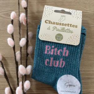 BITCH CLUB - CHAUSSETTE A PAILLETTES