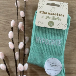 HYPOCRITE - CHAUSSETTE A PAILLETTES