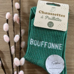 BOUFFONNE - CHAUSSETTE A PAILLETTES