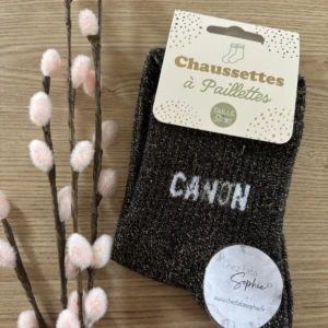 CANON - CHAUSSETTE A PAILLETTES