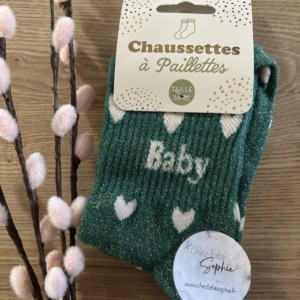 CHAUSSETTE PETITS COEURS - BABY