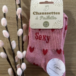 CHAUSSETTE PETITS COEURS - SEXY