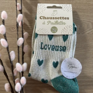 CHAUSSETTE PETITS COEURS - LOVEUSE