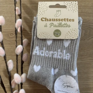 CHAUSSETTE PETITS COEURS - ADORABLE