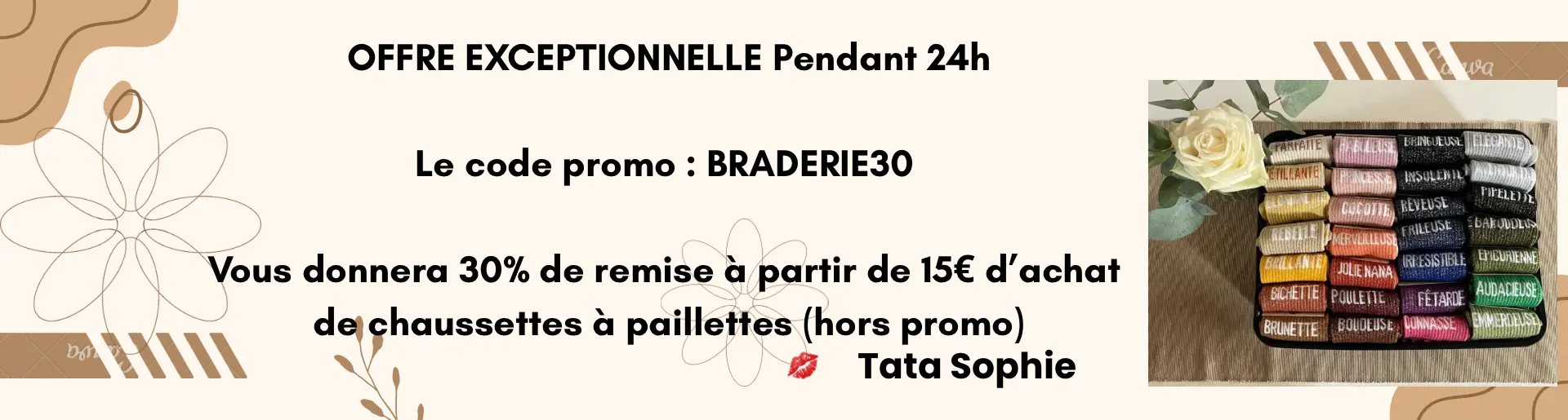 CODE BRADERIE 30
